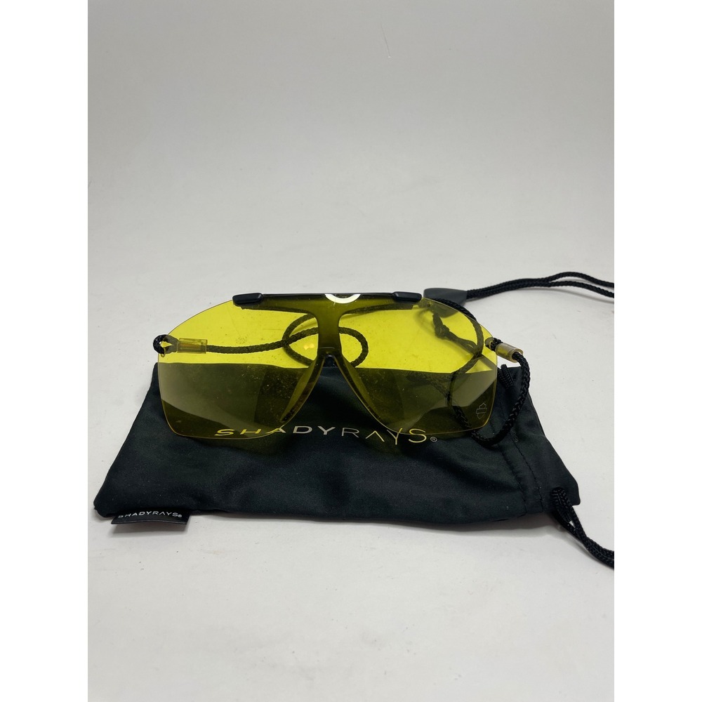 Harley Davidson Unisex Shooting Glasses One Size Yellow Tinted Wrap Sunglasses